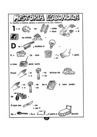 Atividades lúdicas interpretação e produção de texto