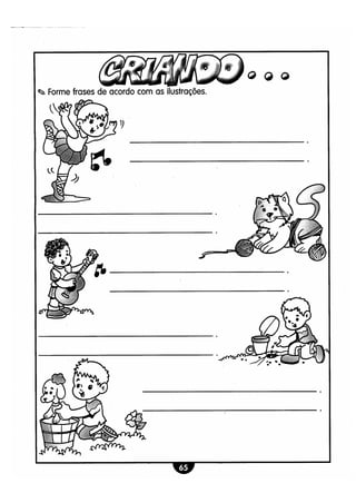 Atividades lúdicas interpretação e produção de texto