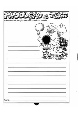 Atividades lúdicas interpretação e produção de texto