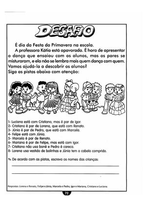 Atividades lúdicas interpretação e produção de texto