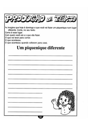 Atividades lúdicas interpretação e produção de texto