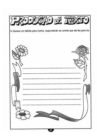 Atividades lúdicas interpretação e produção de texto