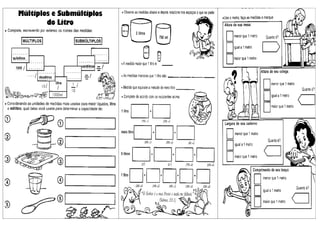 Atividades matematica gramas