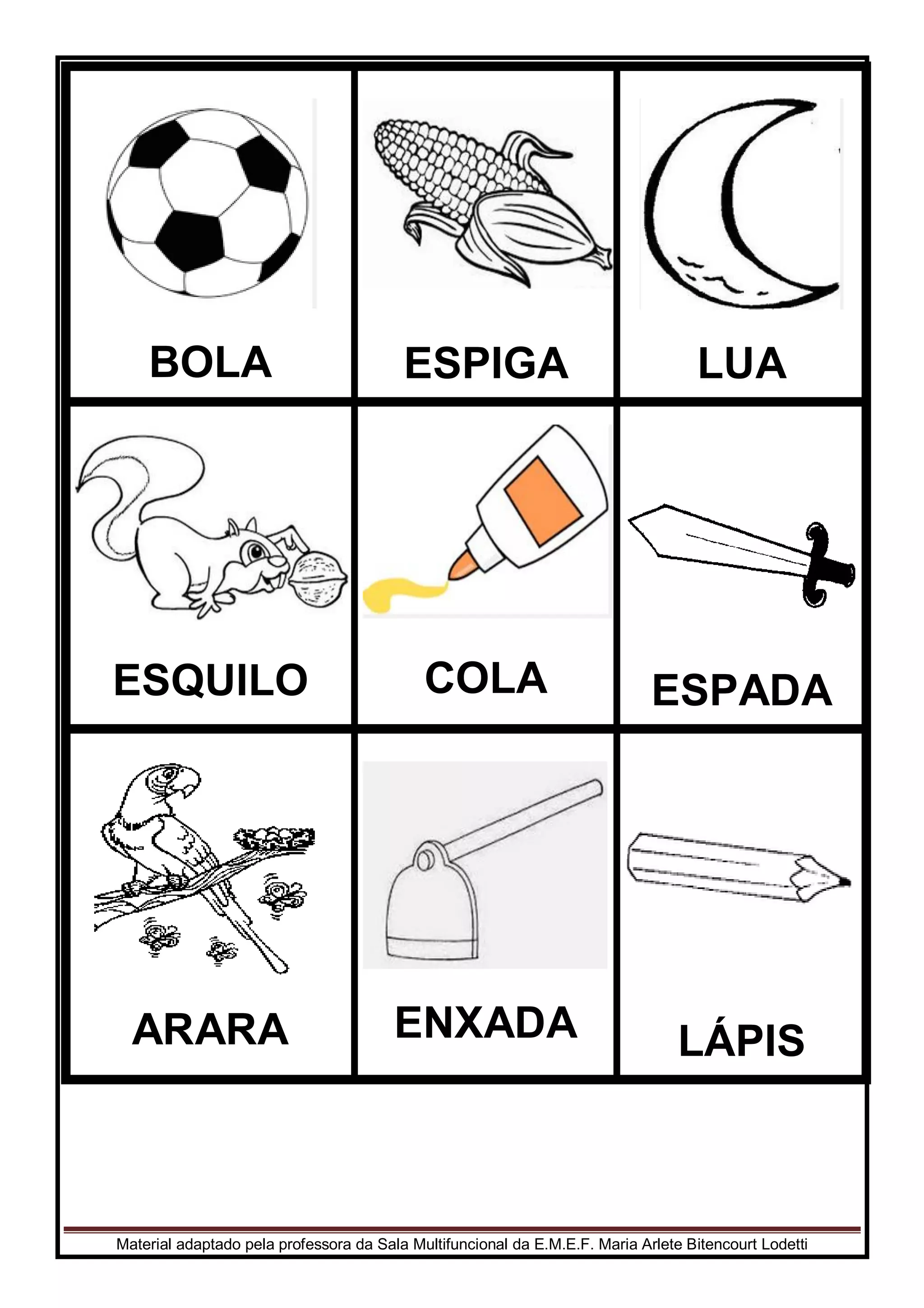 Atividades para alunos com baixa visão | PDF