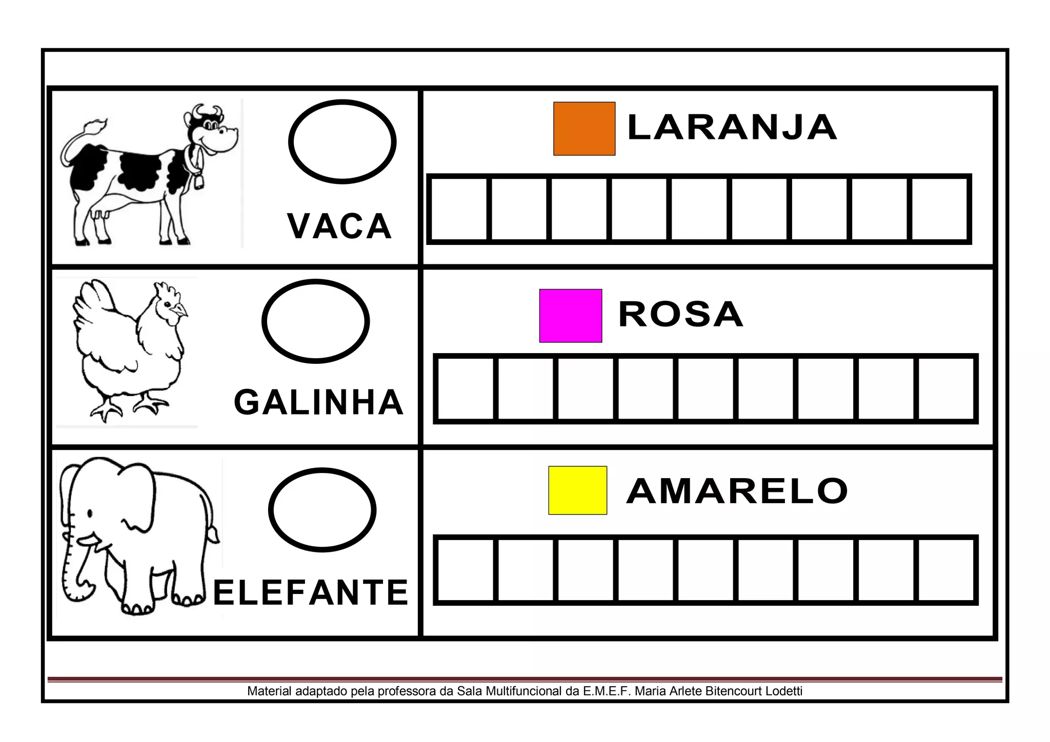 Atividades para alunos com baixa visão | PDF