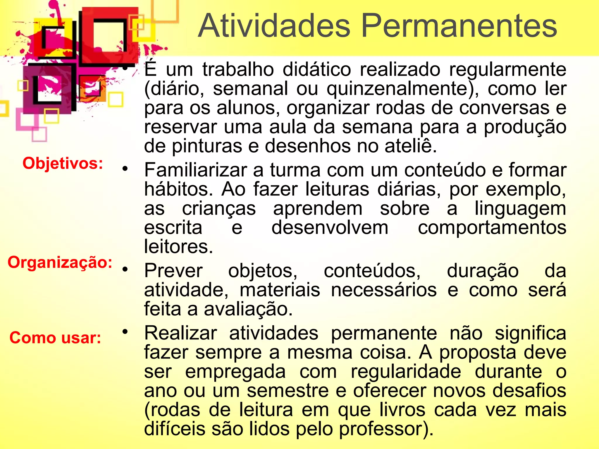 Tipos de atividades | PPT