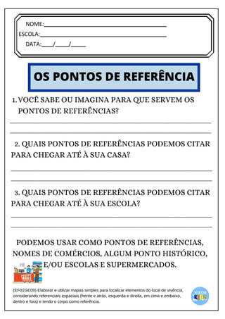 [Digite texto]
NOME:
ESCOLA:
DATA: / /
 