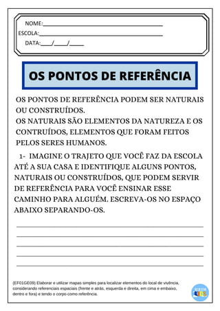 [Digite texto]
NOME:
ESCOLA:
DATA: / /
 