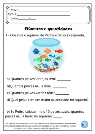 [Digite texto]
NOME:
ESCOLA:
DATA: / /
 