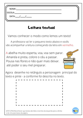 [Digite texto]
NOME:
ESCOLA:
DATA: / /
 