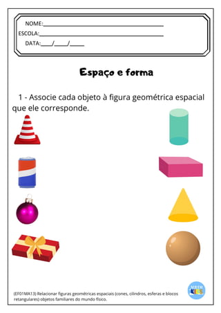 [Digite texto]
NOME:
ESCOLA:
DATA: / /
 
