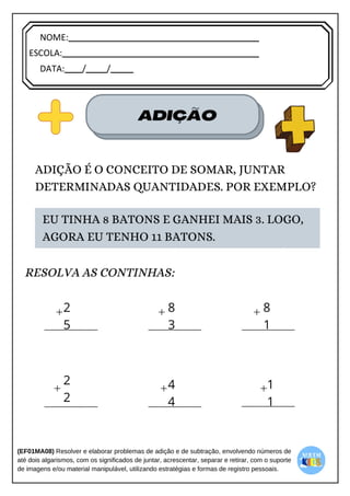 [Digite texto]
NOME:
ESCOLA:
DATA: / /
 