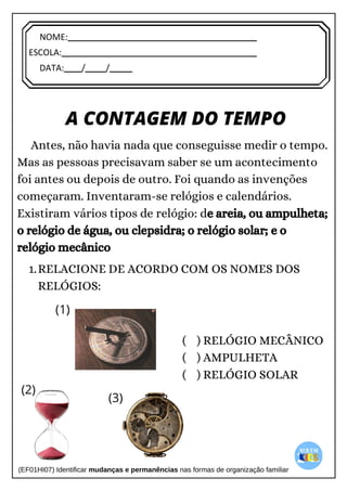 [Digite texto]
NOME:
ESCOLA:
DATA: / /
 