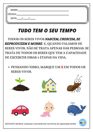 [Digite texto]
NOME:
ESCOLA:
DATA: / /
 