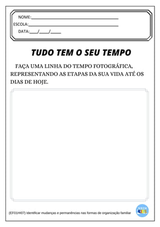 [Digite texto]
NOME:
ESCOLA:
DATA: / /
 