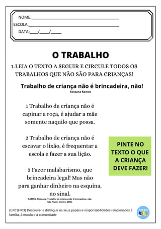 [Digite texto]
NOME:
ESCOLA:
DATA: / /
 