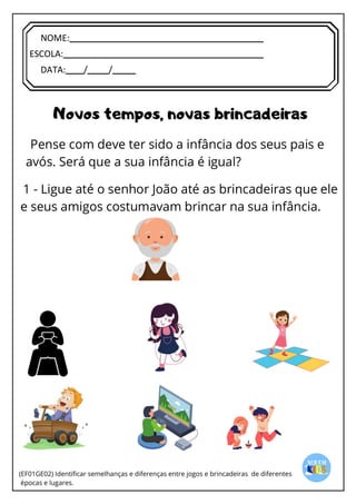 [Digite texto]
NOME:
ESCOLA:
DATA: / /
 
