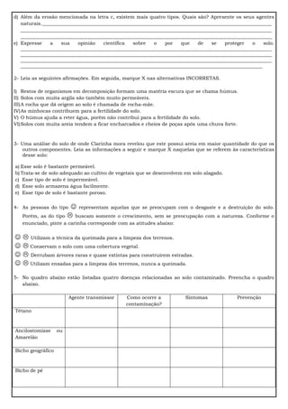 Atividades revisaocien6ano PDF