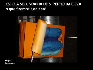 ESCOLA SECUNDÁRIA DE S. PEDRO DA COVA
o que fizemos este ano!
Projeto
Comenius
 