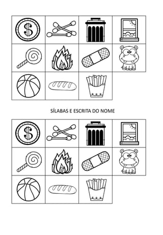 SÍLABAS E ESCRITA DO NOME