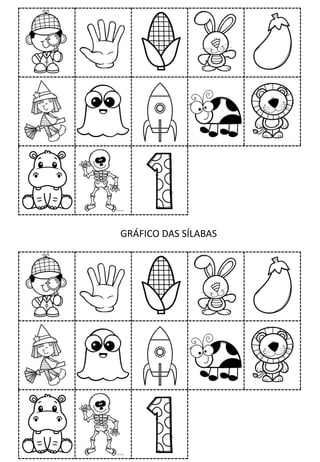 GRÁFICO DAS SÍLABAS