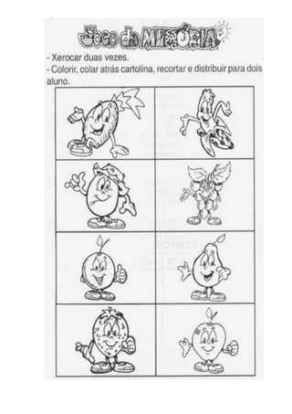 Atividades sobre alimetação 1