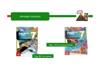 Pág. 88 do manual
Pág. 139 do manual antigo
Atividade Vulcânica
 