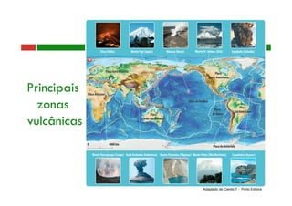 Principais
zonas
vulcânicas
Adaptado de Cientic 7 - Porto Editora
 