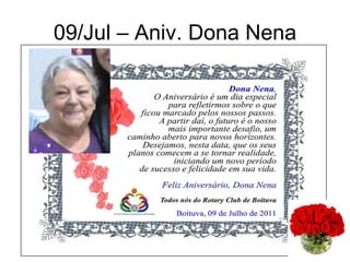 09/Jul – Aniv. Dona Nena 
