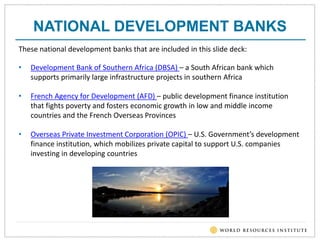 Access to Information at Development Banks | PPTX