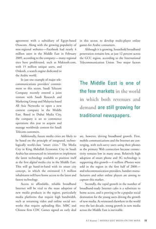 A. T. Kearney: Middle East Media On The Move | PDF