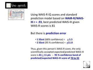 Problems with “impressive” achievement argument




Defendant’s original WJ III achievement scores were based on
original ...