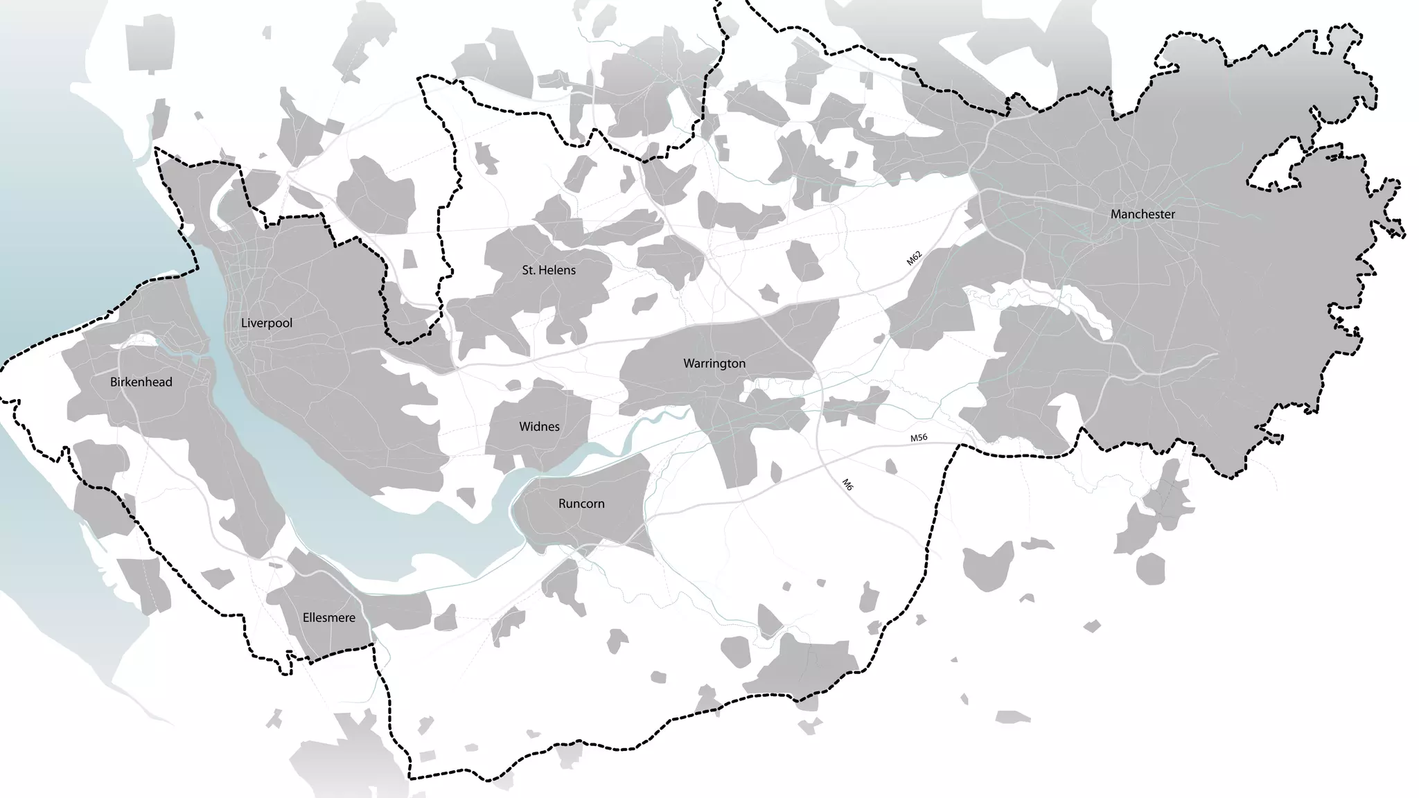 Manchester


                                                                        62
                                                                       M
                                     St. Helens



             Liverpool


                                                     Warrington
Birkenhead


                                     Widnes
                                                                       M56




                                                                  M6
                                           Runcorn




                         Ellesmere
 