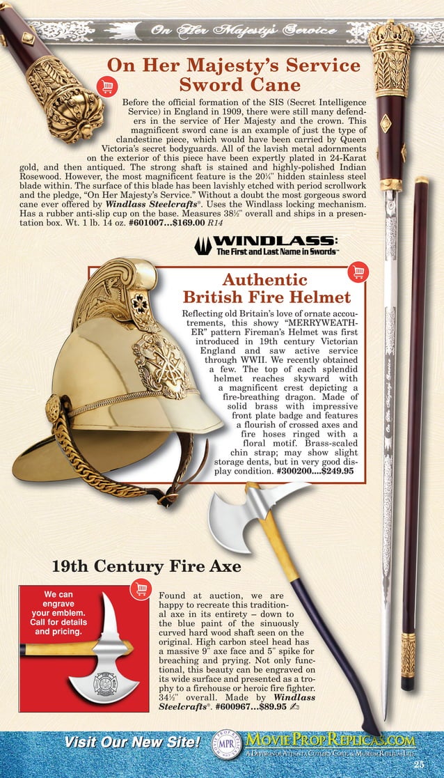 Atlanta cutlery Historically Accurate and Battle Worthy Weapons PDF