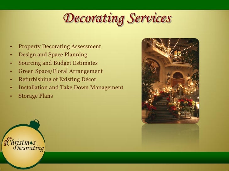 Atlanta Christmas Decorating Powerpoint