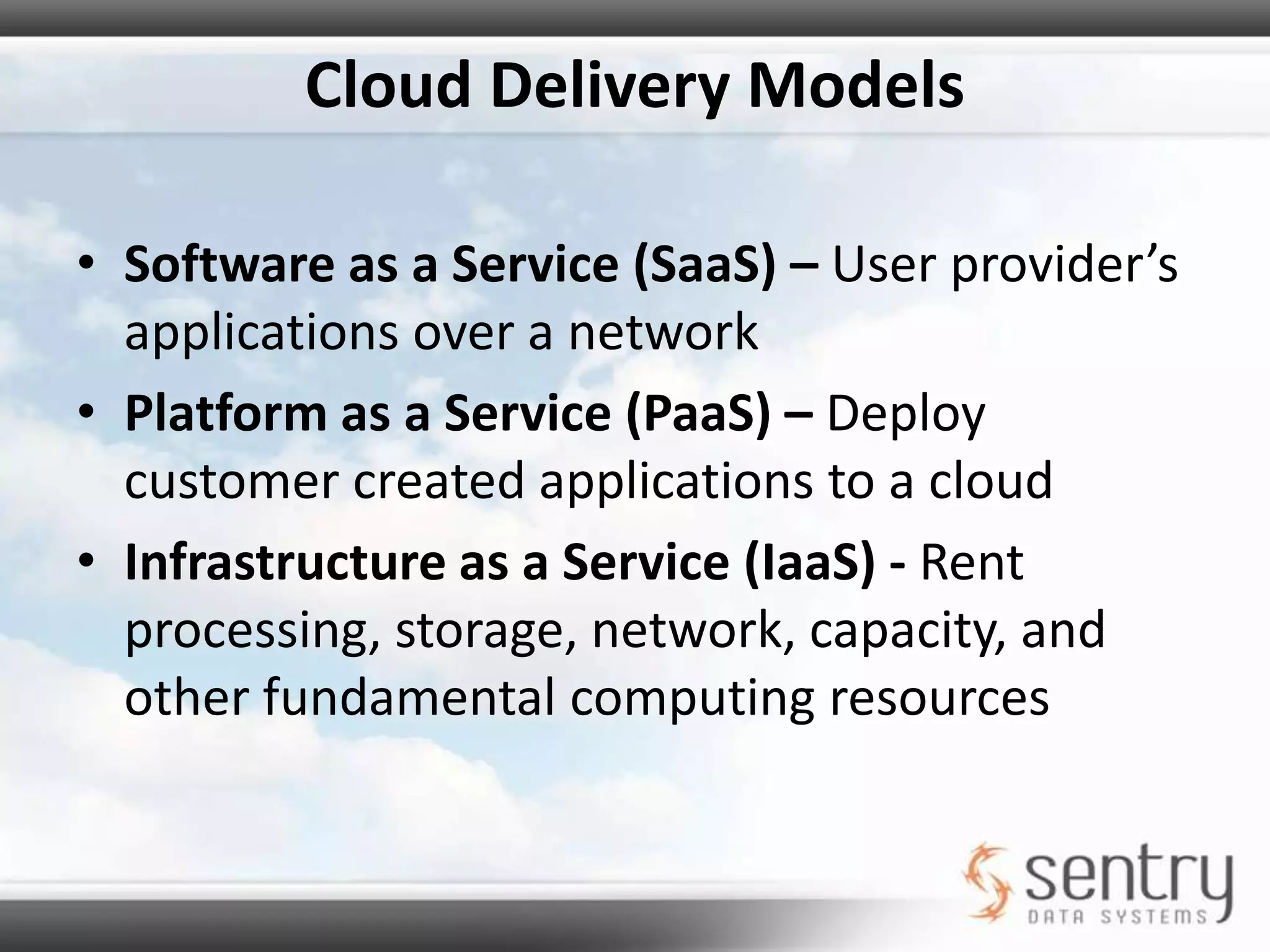 Delivery Model Architectures