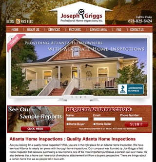 Atlanta Home Inspections Screen Shot