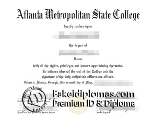 Atlanta Metropolitan State College degree