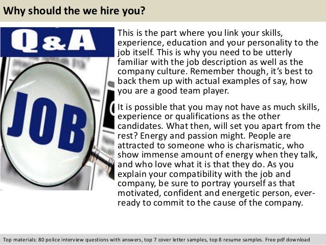 police interview questions
