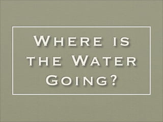 Finding Water Through Rain