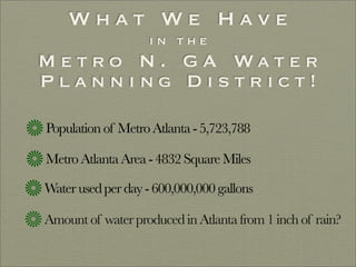 Finding Water Through Rain