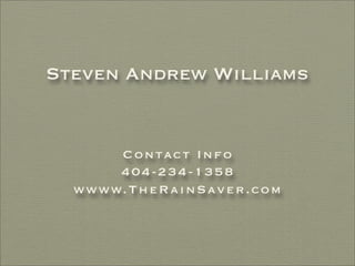 Finding Water Through Rain