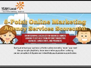 Atlanta SEO Services - 8 Point Online Marketing Services Scorecard