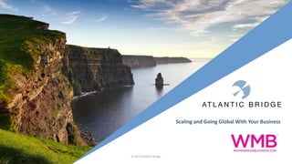Scaling and Going Global With Your Business 
© 2014 Atlantic Bridge  