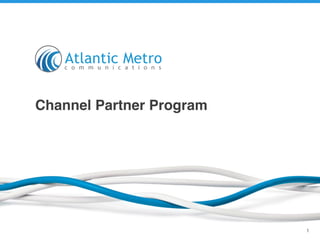 Channel Partner Program
1
 