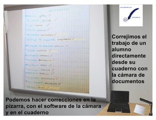 La cámara de documentos en el aula