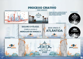Imagens de totens e cenários de fundo de
palco de diversas formas foram produ-
zidas seguindo a identidade visual do
projeto e conceito do evento.




                                           15
 