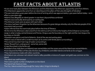 Atlantis - Myth or Reality its up to you!! | PPTX