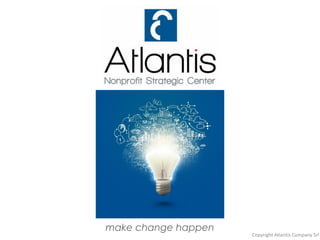 make change happen
Copyright Atlantis Company Srl
 