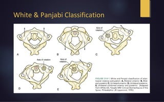 White & Panjabi Classification
 